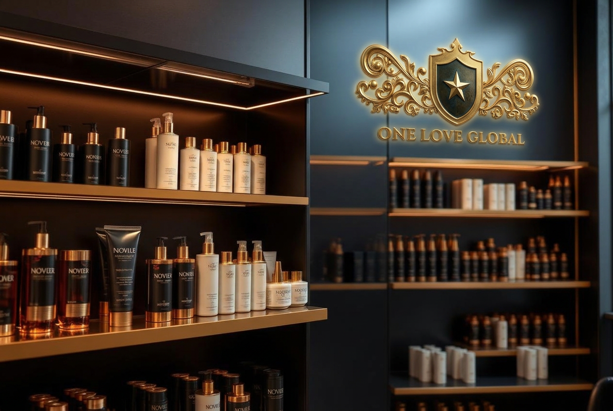 Beauty Merchandise service at One Love Unisex Salon & Beauty in Lagos.